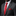 Gray suit with red tie and pocket square on a black background