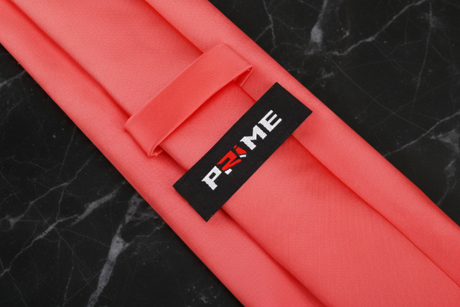 Solid Coral Necktie Keep