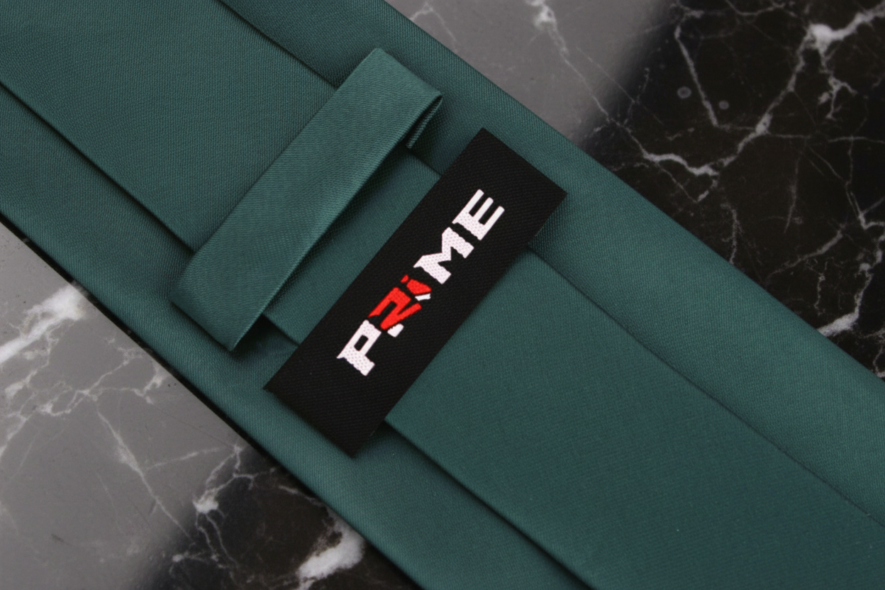 Solid Forest Green Necktie Keep
