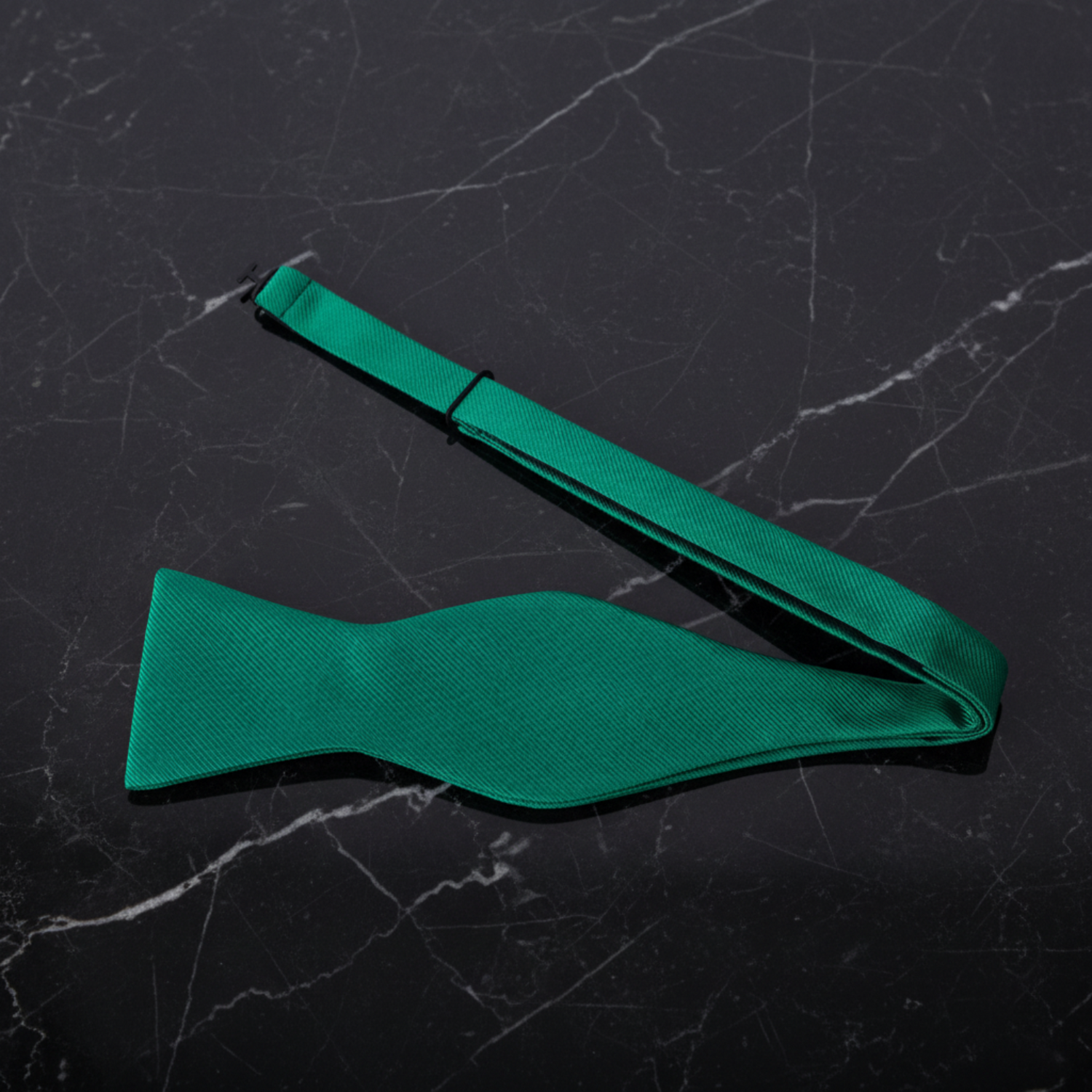 Solid Green Self Tie Bow Tie