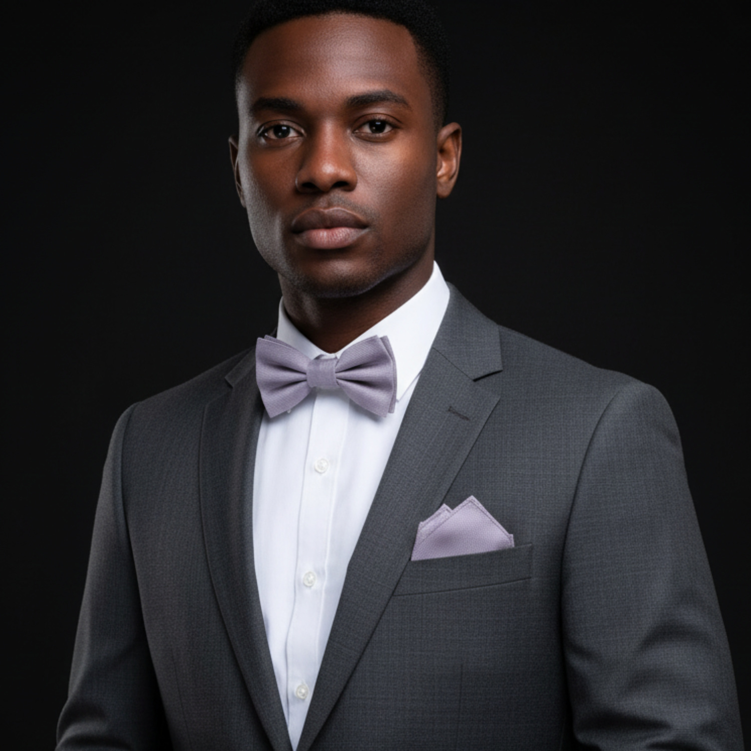 A Grey Bow Tie, Pocket Square