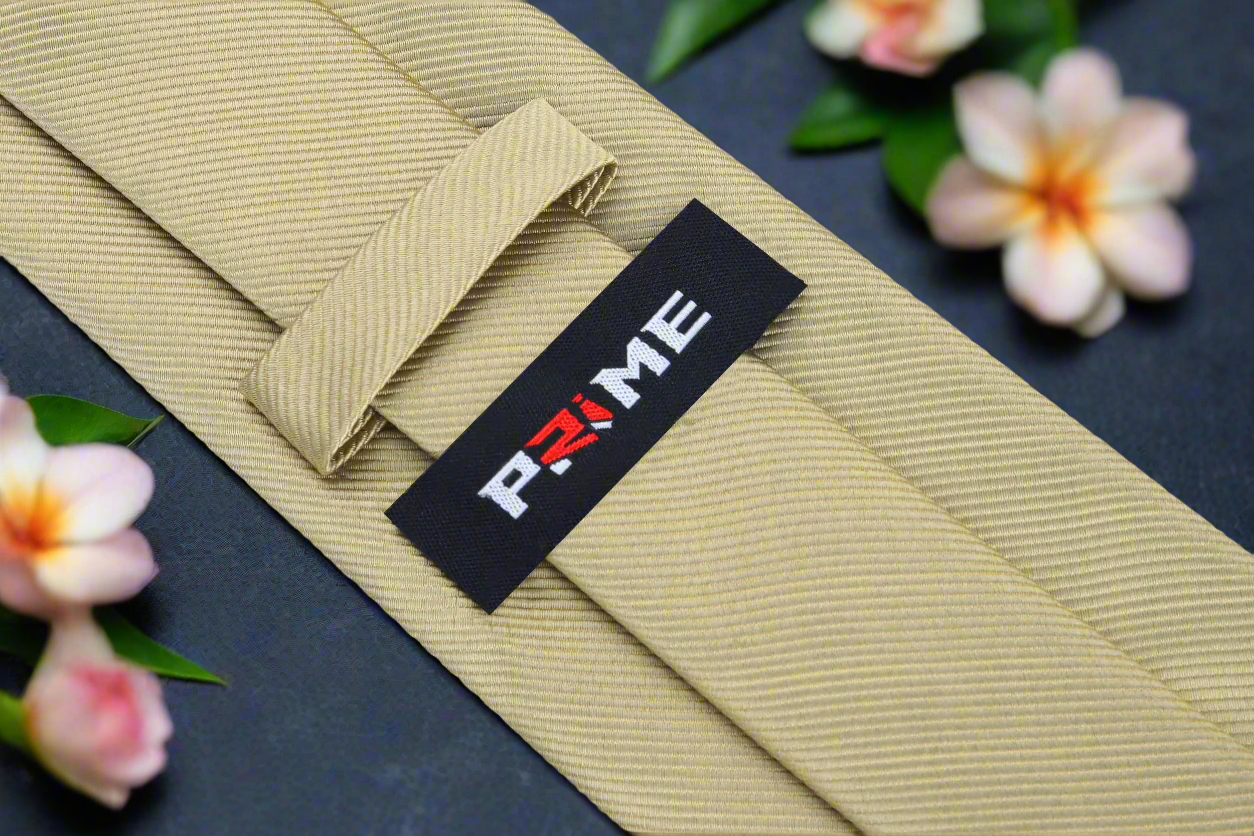 Solid Pale Gold Tie Keep