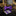 Solid Purple Bow Tie and Accenting Square