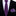 Thin Tie: Purple Tie with Purple and Silver Floral Square