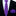 Thin Tie: Purple Tie with Accenting Black, White and Square
