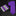 Alt View: Purple Tie with Accenting Black, White and Purple Stripe Square