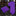 Alt View: Purple Tie with Accenting Black, White and Square