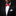 Man wearing a black suit with a red bow tie and white pocket square on a dark background