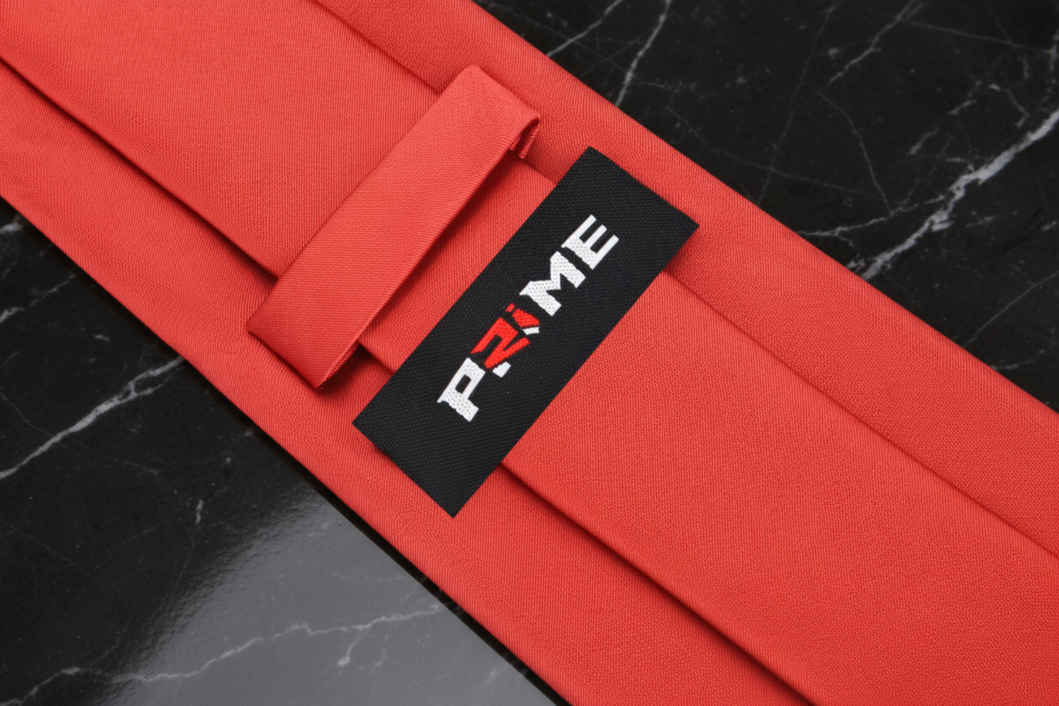 Solid Red Necktie Logo