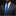 Royal blue tie and square on man