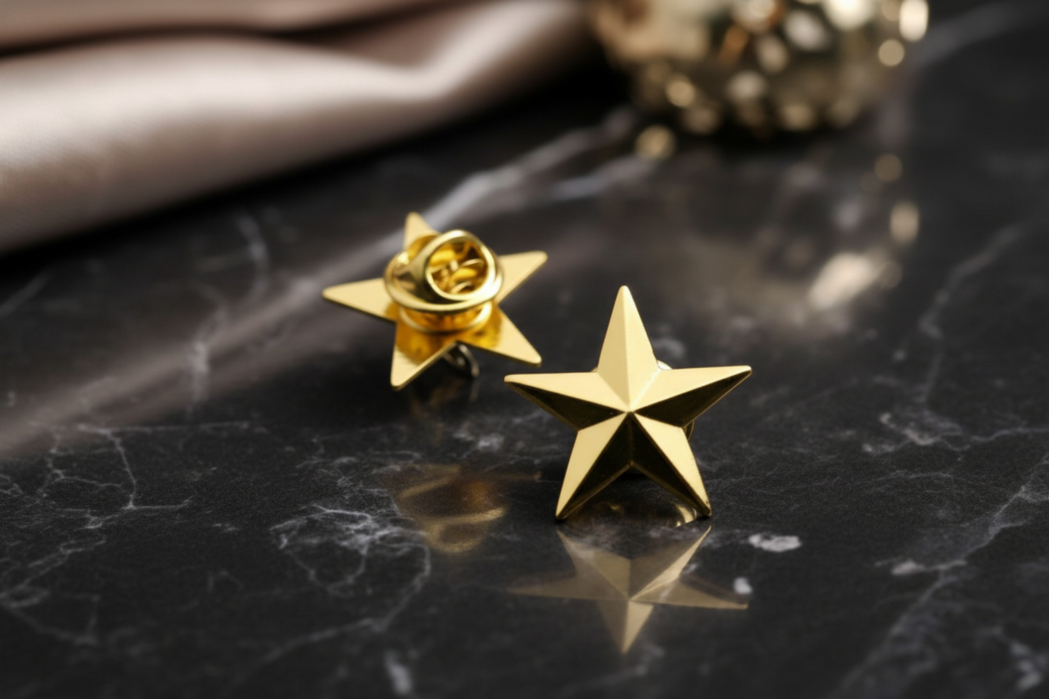 Front and Back of Lapel Pin