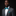 Teal Bow Tie and Square on Man