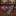 Black silver purpe dots and stripes tie and accenting purple paisley square