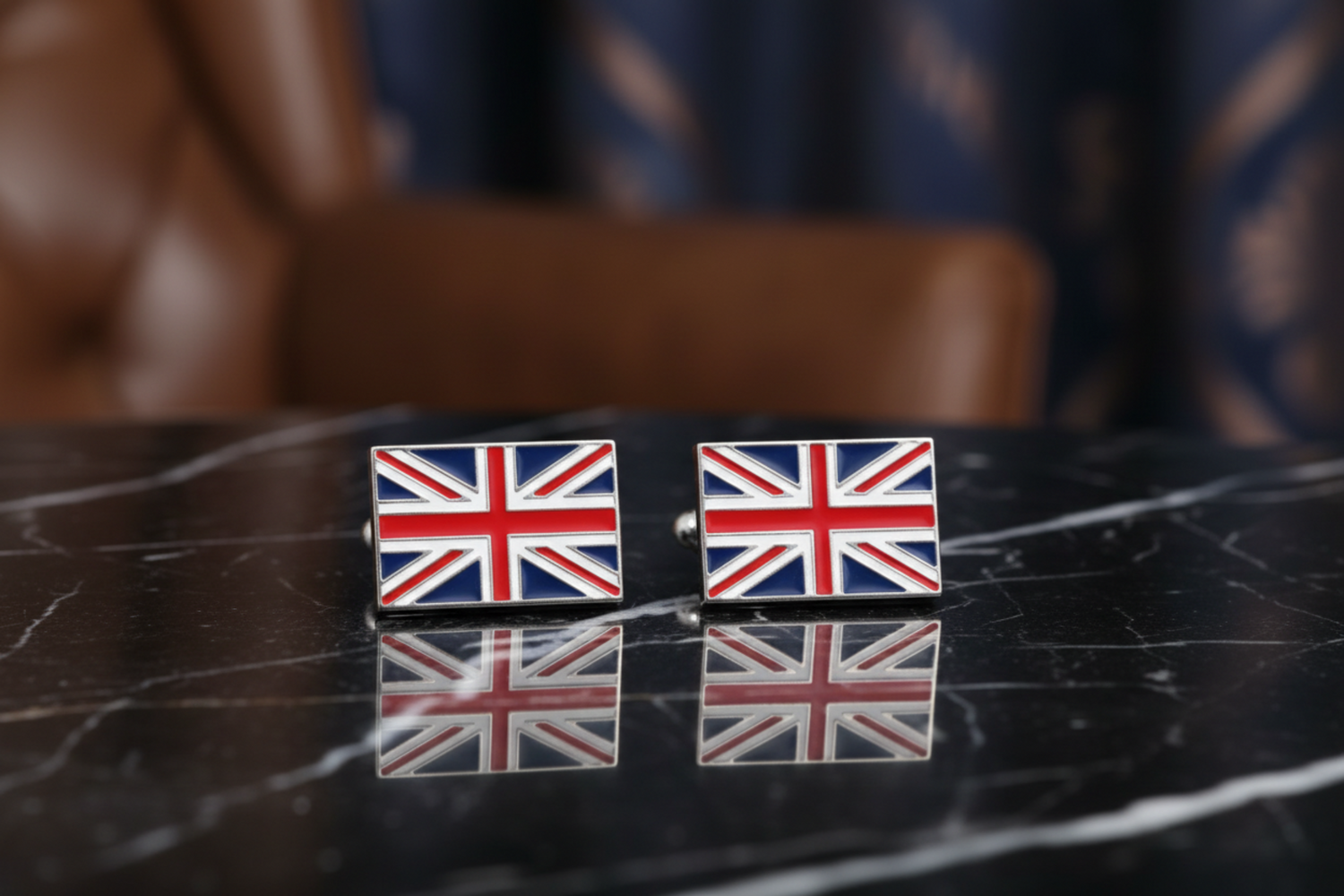 2 Union Jack Cufflinks