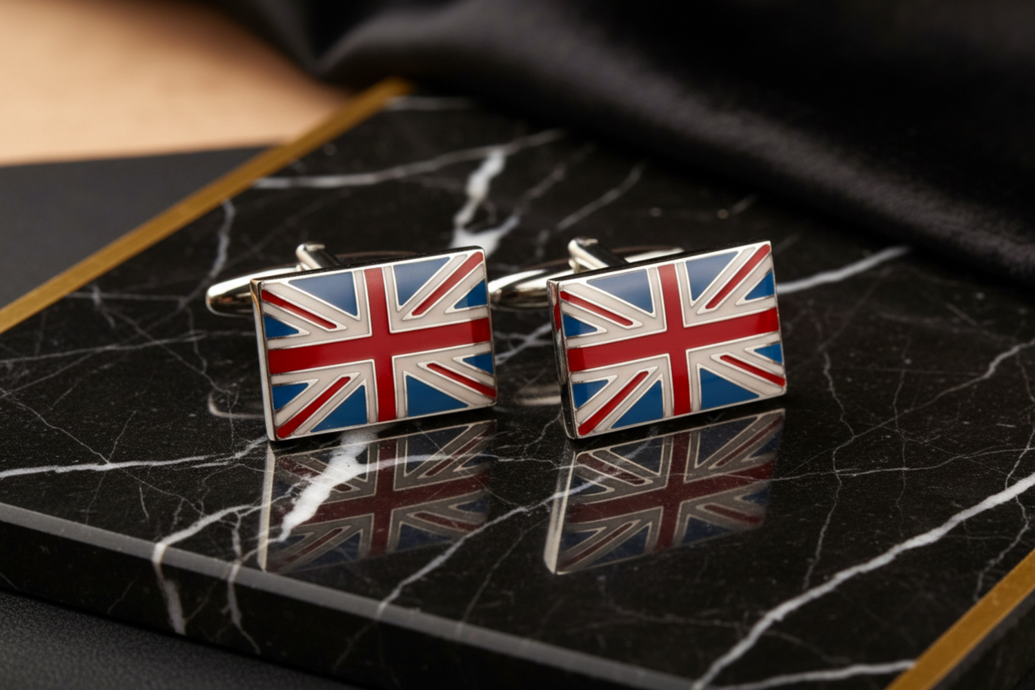 3 Union Jack Cufflinks