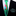 Thin: Green, Orange, Blue Peacock Necktie and Green Square