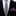 thin a white, blue, orange and black abstract necktie and stripe square