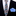 White, Red, Blue and Black Abstract Thin Tie and Light Blue Square