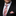 White, Red, Black, Light Blue Stripe Tie and Square on Man
