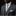 Gray suit with striped tie and pocket square on a black background
