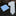 Alt View: White, Blue Stripe Necktie and Blue Square