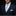Man wearing a navy suit with a light blue striped tie and pocket square on a black background