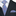 White, Blue Dots Necktie and Square