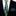 Thin White, Green and Black Abstract Tie and Green Stripe Square