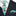 Premium Rich Teal Hibiscus Flowers Tie and Square|