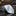 White, Blue Stripe Necktie Rolled View