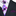 purple polka dot tie, and purple pocket square