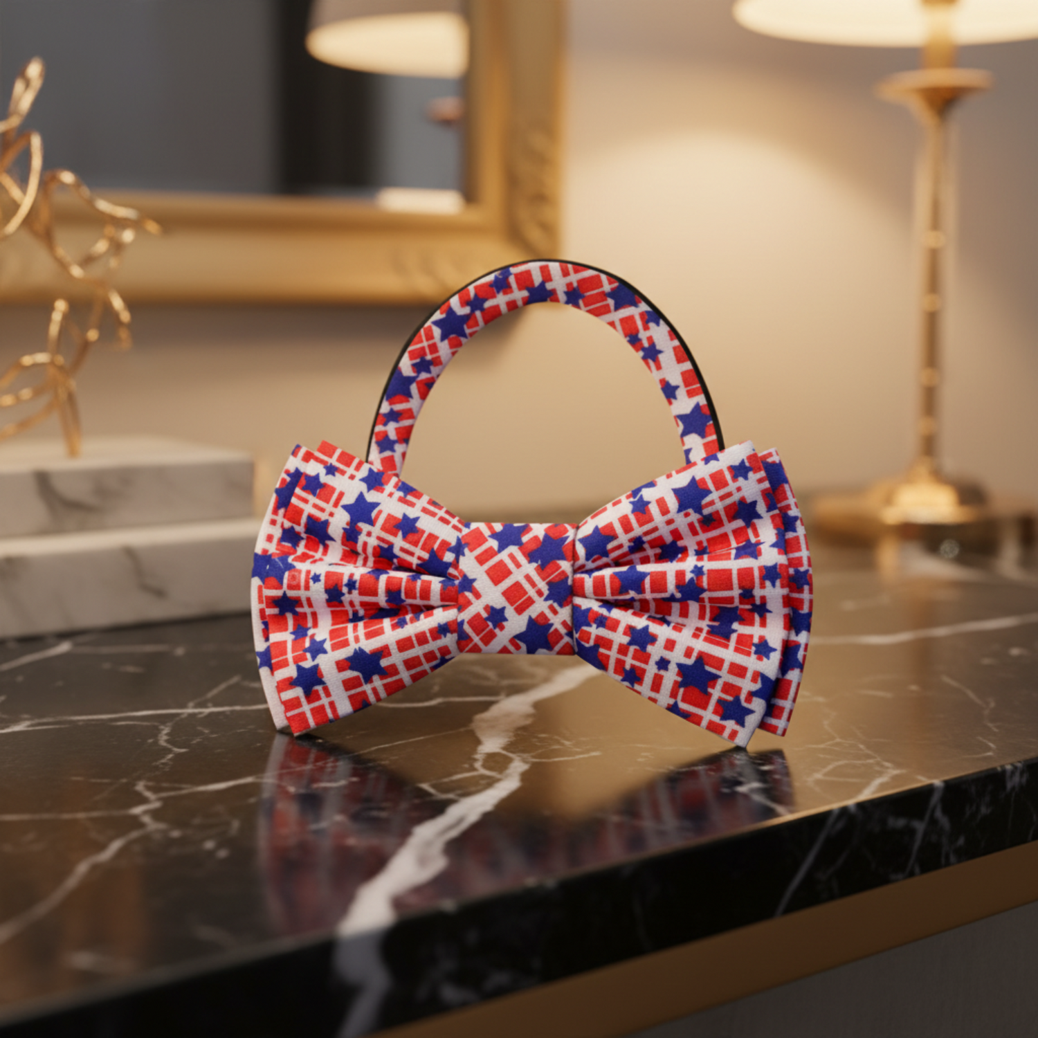 Red Blue Stars Of The District Bow Tie Pre Tied