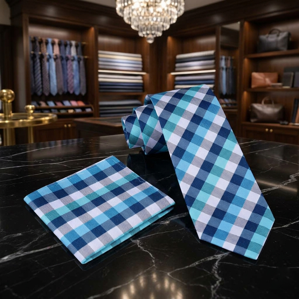 Gingham Necktie Collection