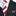 Premium: White, Red Stripe Necktie and Blue, Red, Check Square