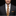 Yellow Red and Blue Stripe Tie and Square on Man