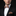 Man wearing stripe bow tie and square