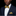 A Yellow And Dark Blue Striped Pattern Self Tie Bow Tie With Matching Pocket Square||Golden Yellow, Blackish Blue on man