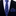 Thin Blue, White Anchor Thin Tie and Square