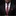 Man wearing a black suit with a red tie and pocket square on a dark background