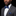 Blue Stripe Bow tie and Square on man
