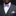 Man wearing a gray suit with Plaid purple bow tie and square on a black background