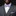 Plaid purple bow tie and Light purple square on man