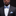 Light Blue Self-Tie Bow Tie with Grey Circles | Floral Geometric Pattern