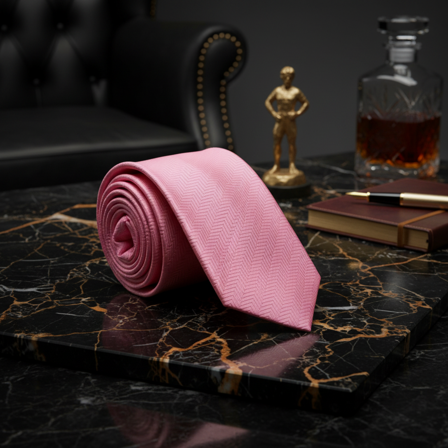 pink kids tie  
