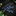 Blue floral bow tie on a beige surface with greenery around