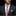 Pink red plaid tie and square on man