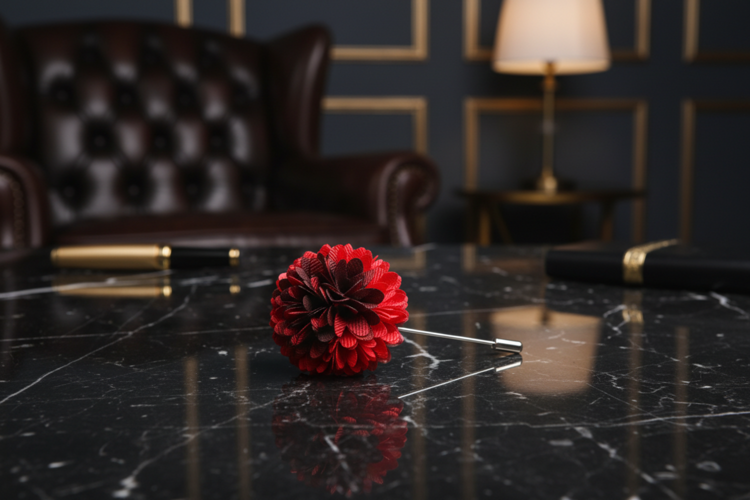 Red Lapel Pin