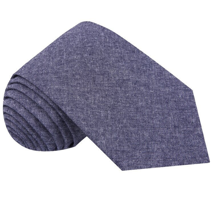 Blue/White Linen Tie