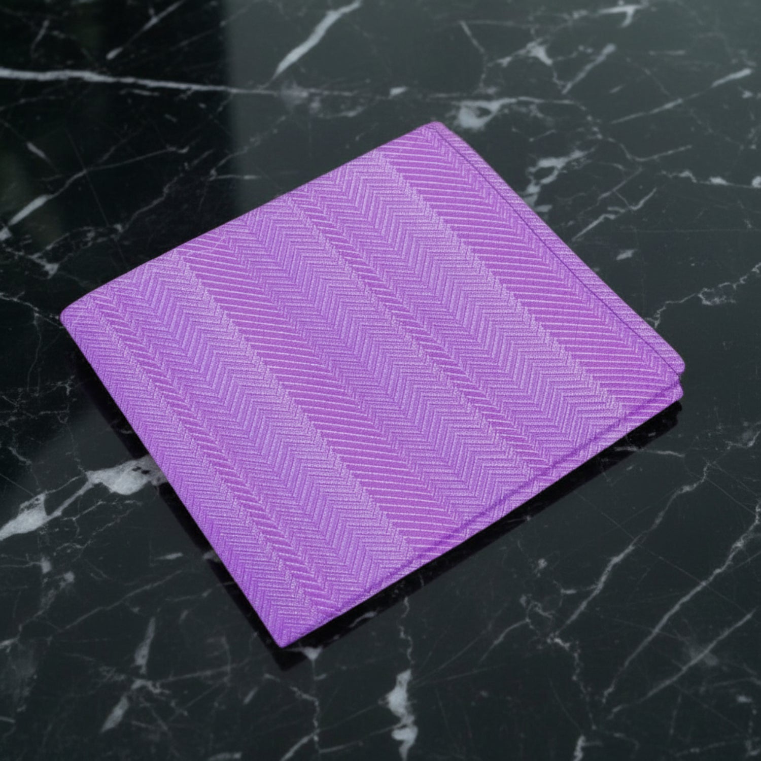 Amethyst Solid Pocket Square