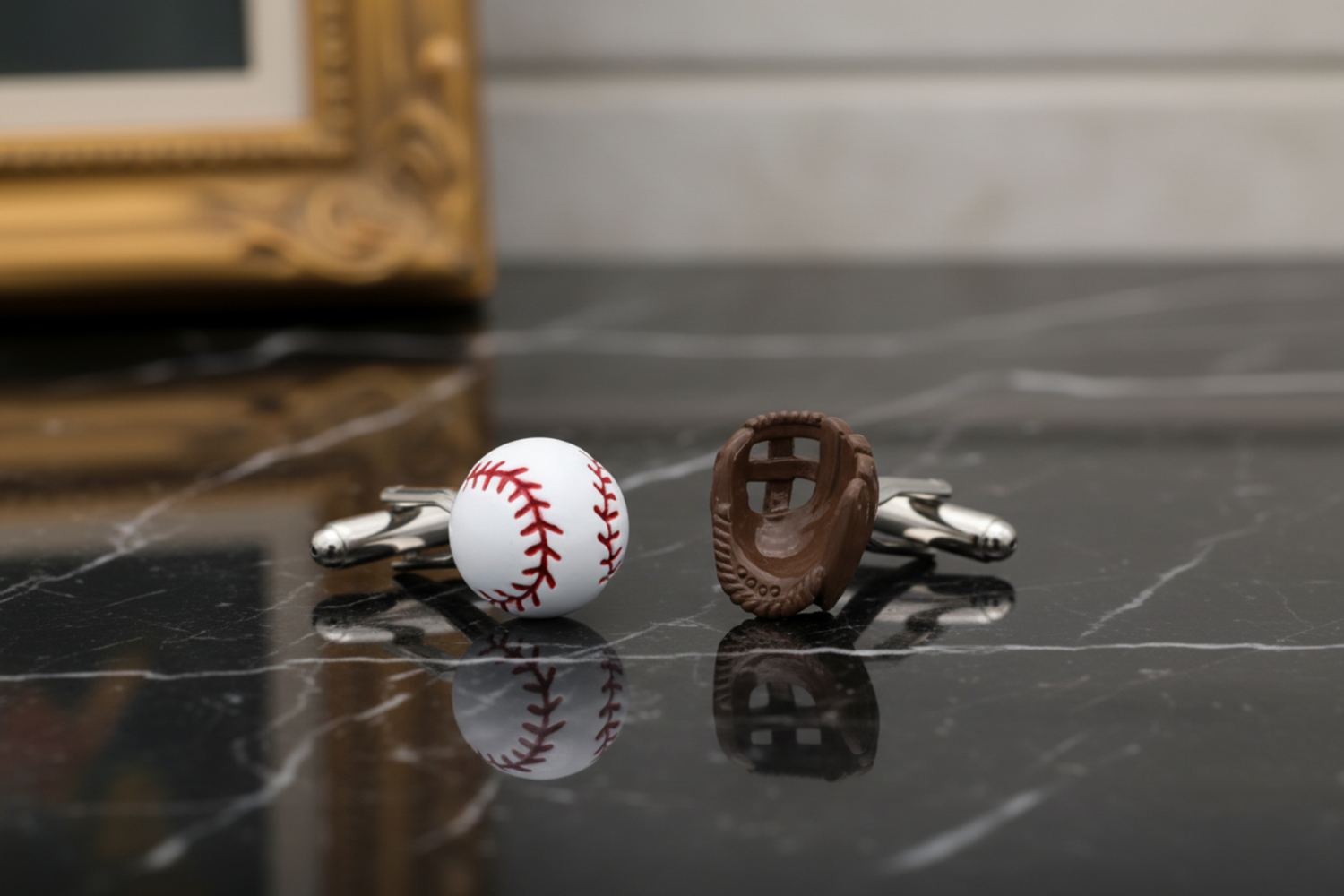 Baseball and Glove Cufflinks